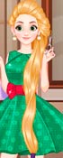 Rapunzel Hair Stylist Dress Up Game