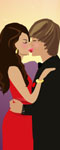 Selena And Justin Kissing