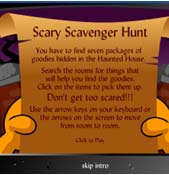 Garfields Scary Scavenger Hunt